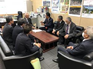 全国治水砂防協会広島県支部として 国土交通省水管理・国土保全局砂防部の 草野愼一 部長への要望活動02