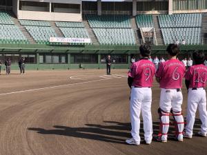 第30回国際ロータリー大2711地区ガバナー杯親善野球大会開会式