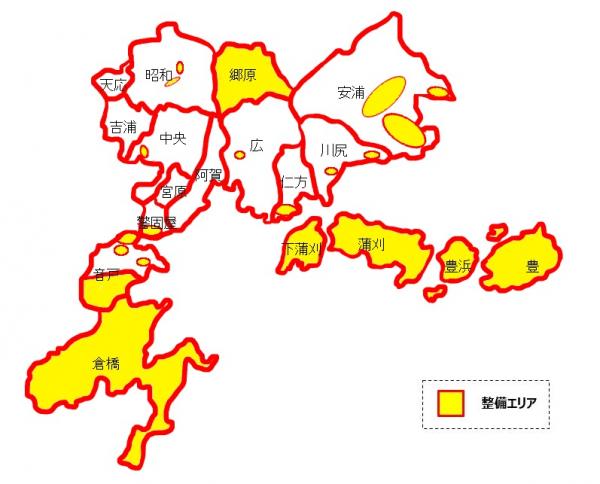 整備エリア図