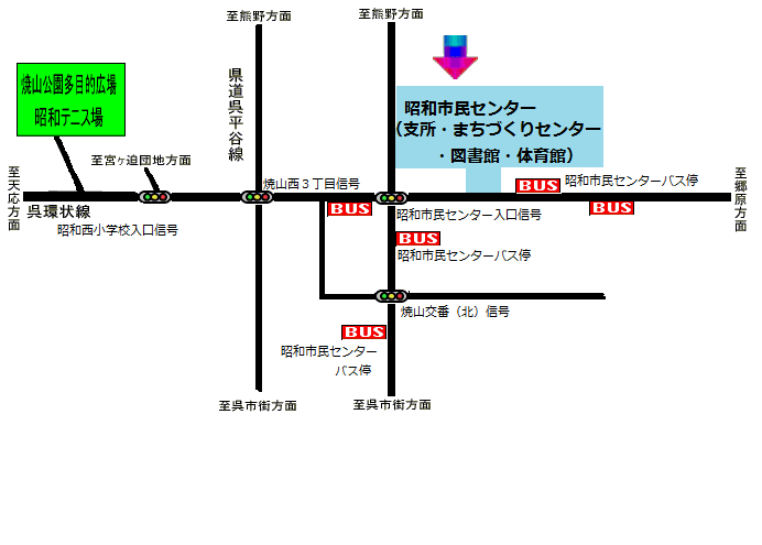 付近図の画像