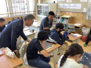 国語の授業にて