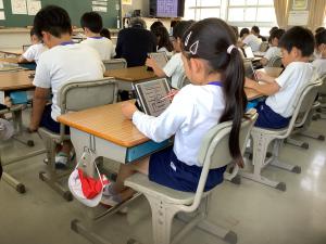 ３年生授業にて
