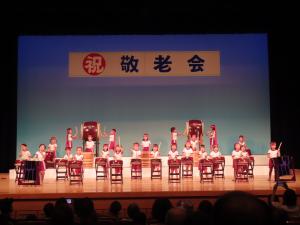 認定こども園かがやき（年長児）和太鼓演奏