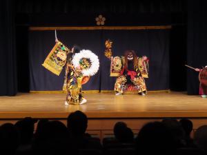 伊賀和志神楽団による神楽「鍾馗」