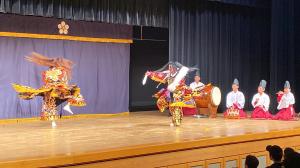 伊賀和志神楽団による神楽「鍾馗」