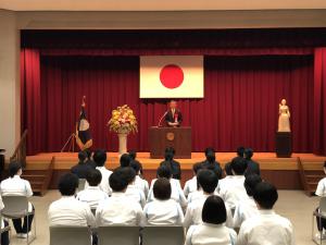 呉市医師会看護専門学校入学式