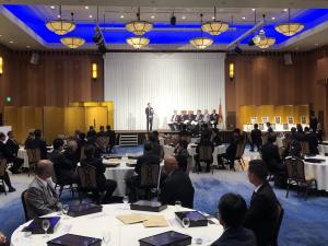 呉市消防団幹部送別会