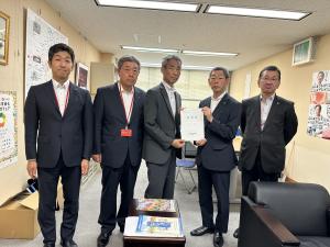 街路整備促進広島県要望団として 国土交通省都市局 天河宏文 局長への要望活動