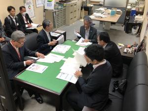 街路整備促進広島県要望団として 国土交通省都市局 天河宏文 局長への要望活動
