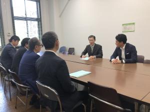 財務省の 小澤研也 総務・地方財政・財務担当主計官へ同要望活動