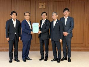 防衛省の 松本尚 大臣政務官へ同要望活動