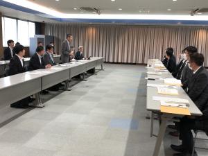 国土交通省中国地方整備局広島国道事務所の 田宮佳代子 所長 ほかへの要望活動