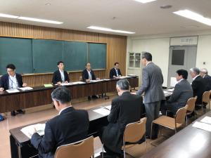 国土交通省中国地方整備局道路部の 門間俊幸 部長 ほかへの同要望活動