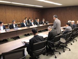 広島県土木建築局の 上田隆博 局長 ほかへの 同要望活動