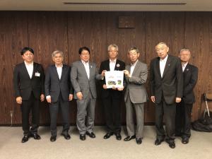 広島県土木建築局の 藤田士郎 都市建築技術審議官 ほかへの 同要望活動