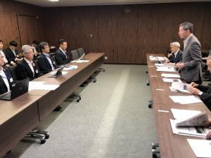 広島県土木建築局の 藤田士郎 都市建築技術審議官 ほかへの 同要望活動