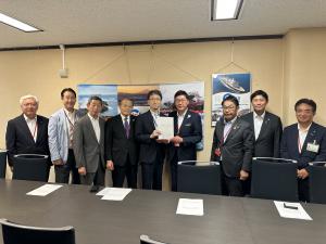 国土交通省海事局の 宮武宜史 局長への 要望活動