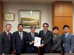都内で 寺田稔 衆議院議員への 令和６年度特別交付税要望活動