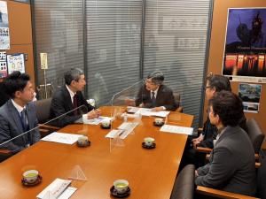 都内で 寺田稔 衆議院議員への 令和６年度特別交付税要望活動２