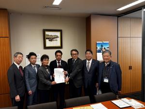 都内で 空本誠喜 衆議院議員への 同要望活動
