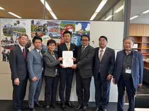 都内で 東克哉 衆議院議員への 同要望活動