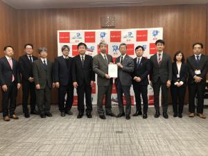 呉市医師会からの「医療行政施策に関する提案書」の受領