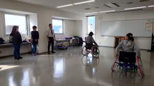 車椅子バスケ
