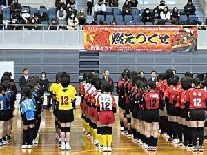広島ジュニアバレーボール大会開会式