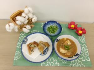 前回の講座で作った料理