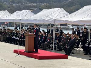 自衛隊海上輸送群編成完結式