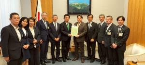 林芳正 内閣官房長官への同要望活動
