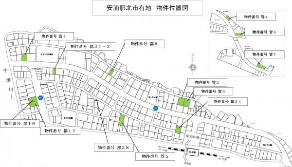 安浦駅北市有地　物件位置図
