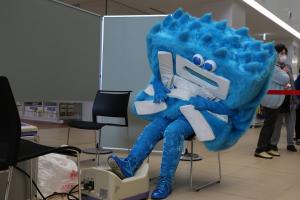 骨密度測定している様子