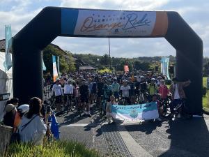 安芸灘とびしま海道オレンジライド開会式
