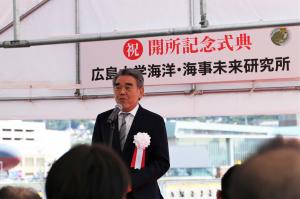 広島大学　越智学長