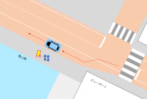 ビューポート前停留所