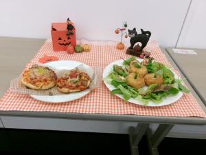 前回の講座で作った料理