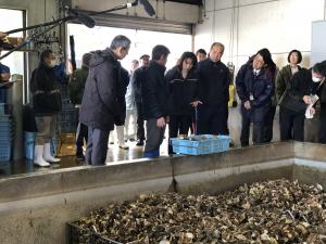 横田知事視察同行