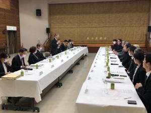 医師会理事との意見交換会