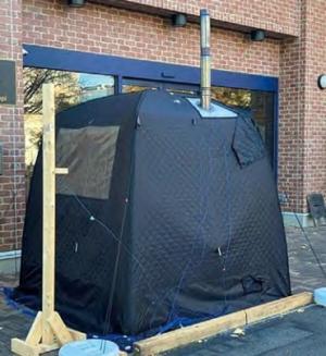 テント型サウナ室