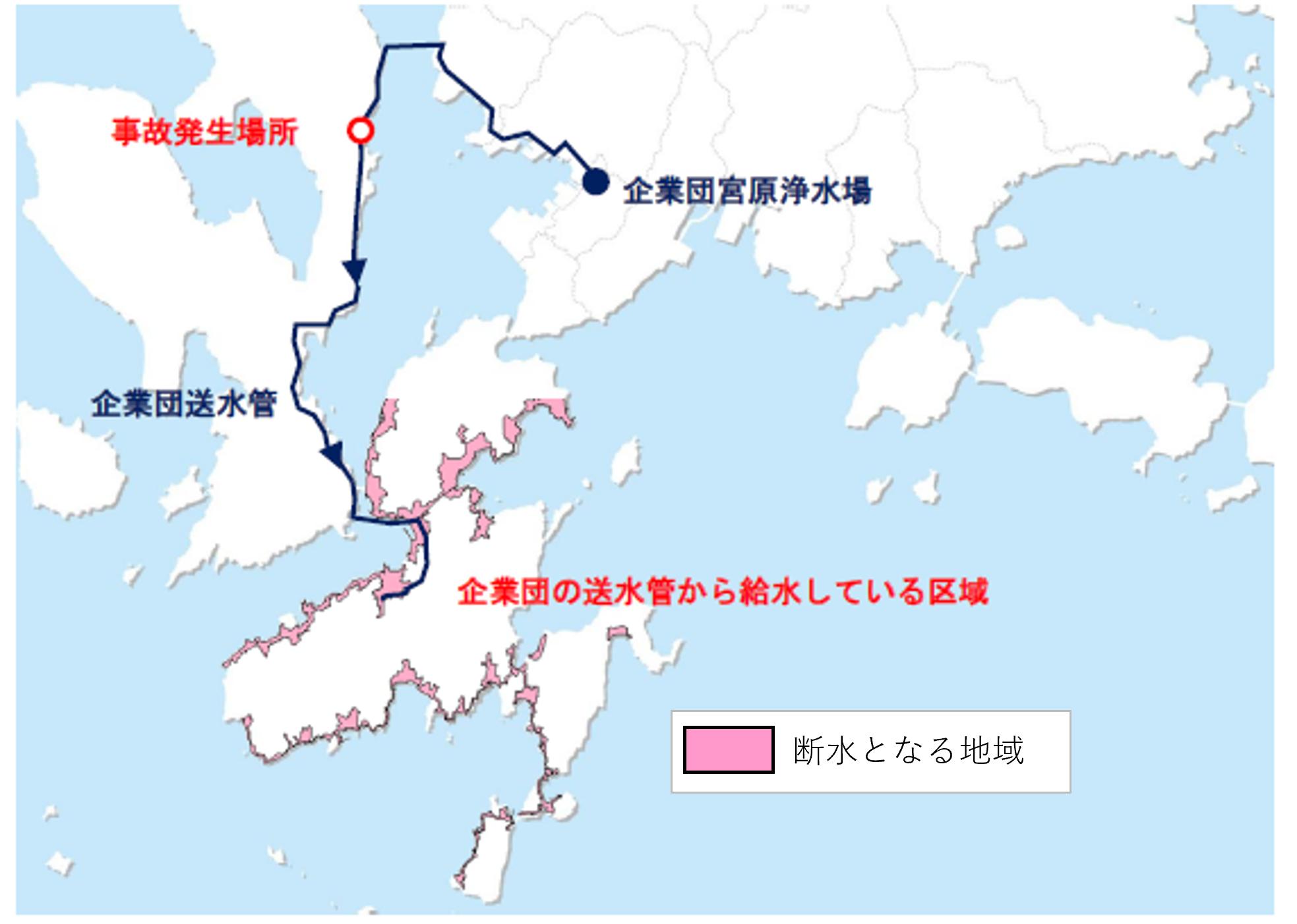 事故発生位置図