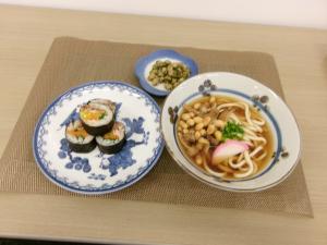 前回の講座で作った料理