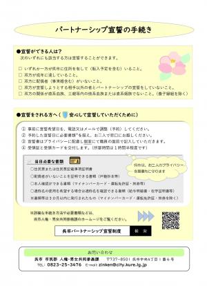 チラシ裏