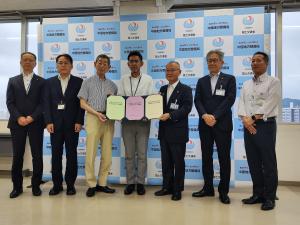国土交通省中国地方整備局河川部の 越智英人 部長への同要望