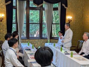 広島県の 横田美香 知事との意見交換