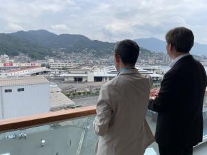 呉港クルーズ船 船内見学会