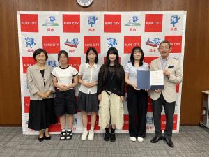 韓国・昌原市からの交換学生の皆さん