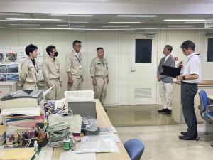 令和8年熊本地震被災地への応援給水活動派遣職員激励