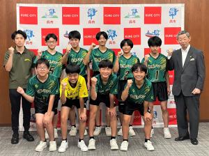 宮原バンブスポーツ少年団の皆さん