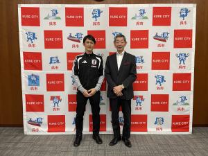 呉出身の サッカー日本代表テクニカルスタッフの 中下征樹 さん